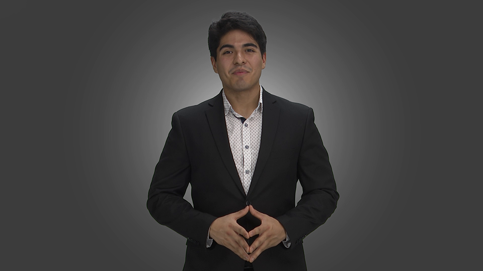 Bilingual website spokesperson player — switch English and Spanish in one embed